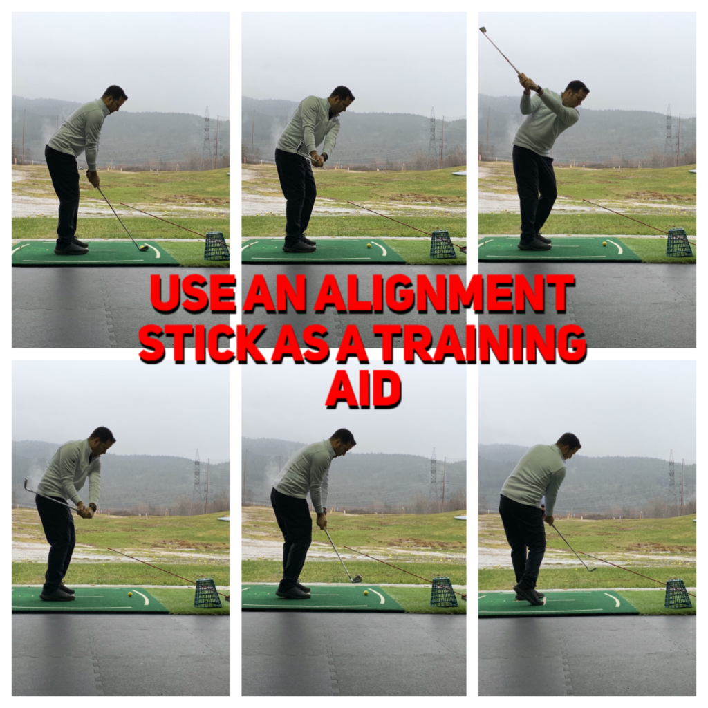 FIX YOUR SLICE - WITH AN ALIGNMENT STICK 