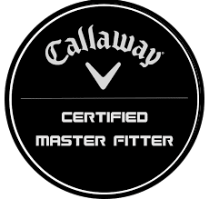 Callaway Certified Master Fitter badge – custom club fitting at Lago Golf, Port Coquitlam